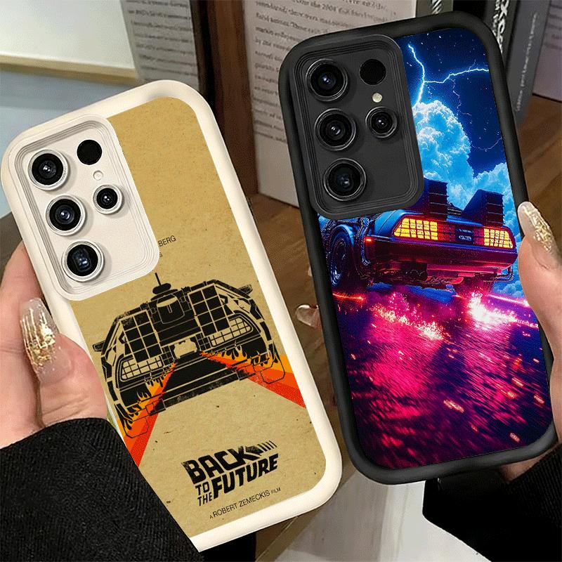 Phone Case for Samsung Galaxy S26 S25 Ultra S24 FE Back To The Future Shell S23 Plus S22 + S21 S20 5G Soft Silicone Funda