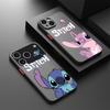 Stitch Angel Back Phone Cover Case for iPhone 17 Pro Max 12 XS XR 17e Air 7 8 SE 11 14 16 Plus 13 Mini 15