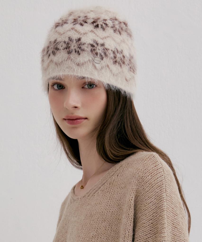 Mineti Nordic Snowflake Beanie B 12525 Mtj
