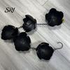 Heavy Duty Rain Chain Outdoor Lotus Metal Garden Hanging Easy to Hang Catcher Cups Outside Gutters Downspouts Replacement Decorative Iron