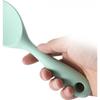 Kitchen Utensils Food Grade Heat Resistant Silicone Rice Spoon 22cm Heat Resistant Sushi Scoop Silicone Plastic Rice Paddle 7 Colors, 1pc