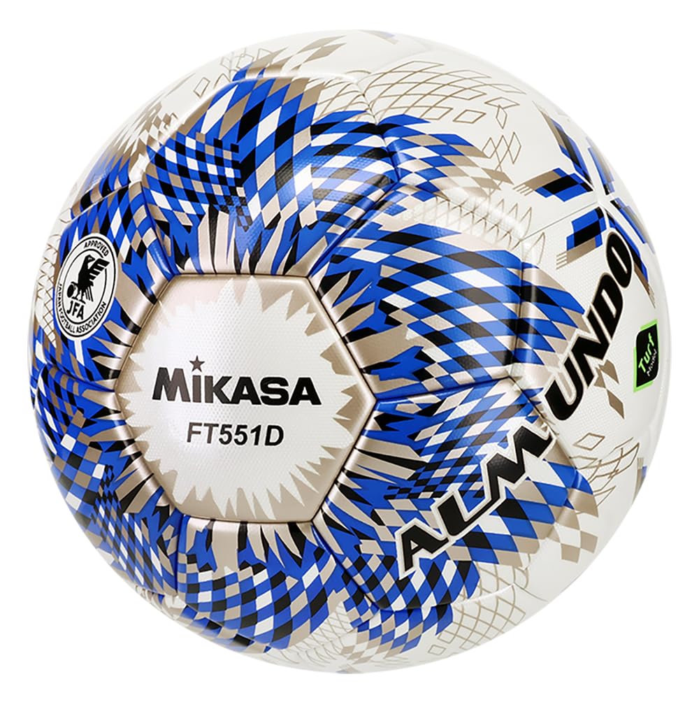 

MIKASA ALMUNDO Soccer Size Internationally Football Association Certified High and Junior High Recommended Internal Pressure Ball, 5, Turf,