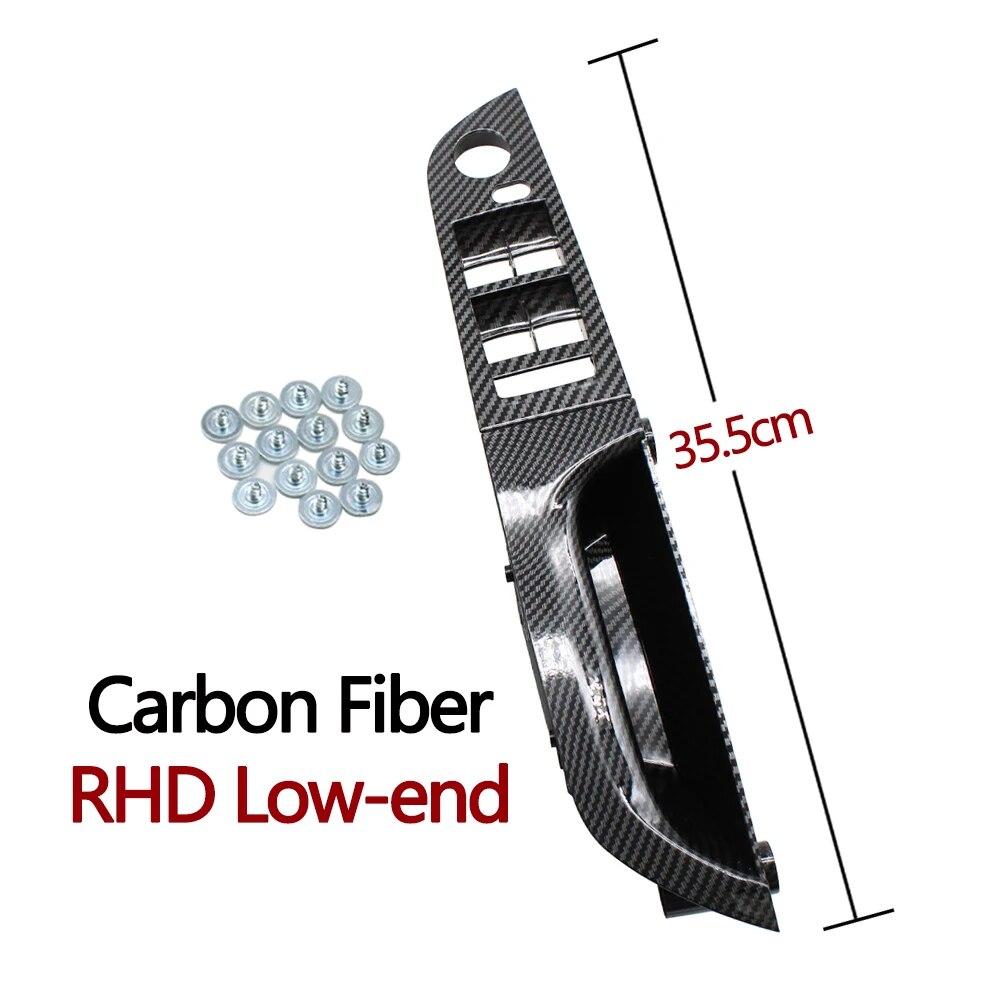 LHD RHD Carbon Fiber Interior Door Armrest Pull Handle For BMW 3 Series E90 E91 316 318 320 325 328i 2004-2012