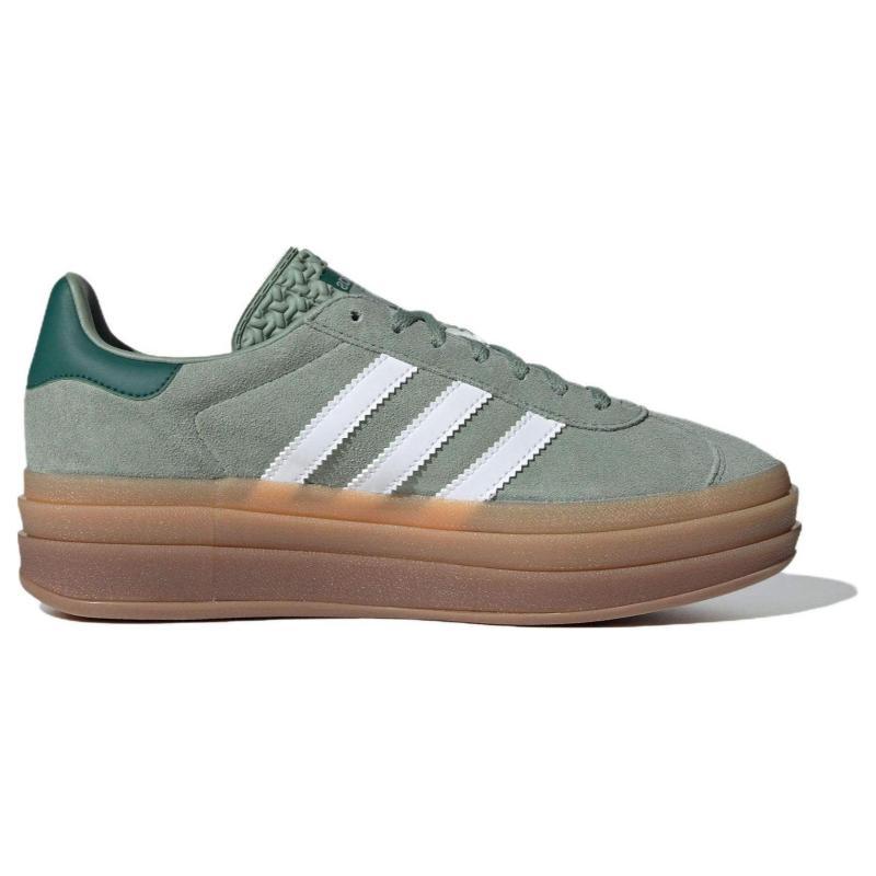 Adidas Gazelle Bold Sølvgrønn Gummi Damesneakers ID6998