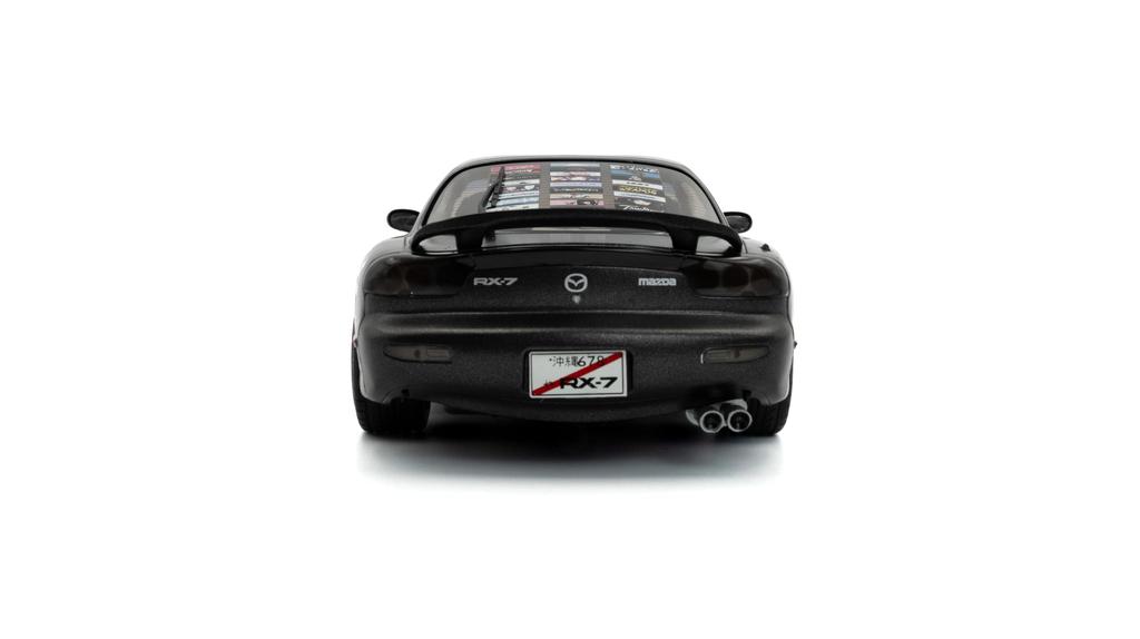 SOLID O 1/18 Mazda RX-7 (FD3S) SOLIDO WORKS Itasha 1999 (Black/Pink) Finished Model S1810605