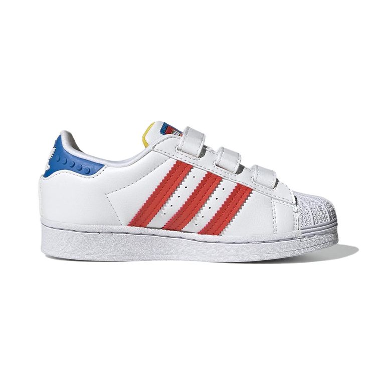 LEGO X Adidas Superstar J White Pantone Kids Sneakers Cloud-White GV8883