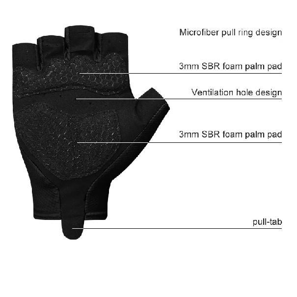INBIKE Neue Herren Sommer Fahrradhandschuhe Halbfinger MTB Handschuhe Mountainbike Atmungsaktiv Fitnessstudio Sport Handschuhe Fahrradzubehör
