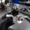 Double Port Turbos Blow Off Valves Metal for Vehicles Turbos Modification, Valves Pack with Trumpet Outlet and Installation Hardwares