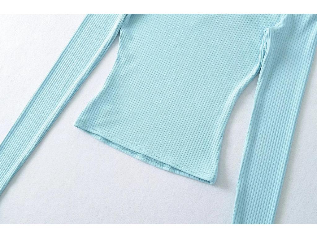 Elegant Lace One-Shoulder Long-Sleeve Women's T-shirt - 2026 Slim Fit, Classy & Off-the-Shoulder Style