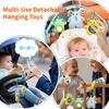 Cute Newborn Baby Plush Stroller Toys Hanging Baby Soft Rattle Sensory Toys Crib Mobile Bassinet for Babies Children Ideal Gifts