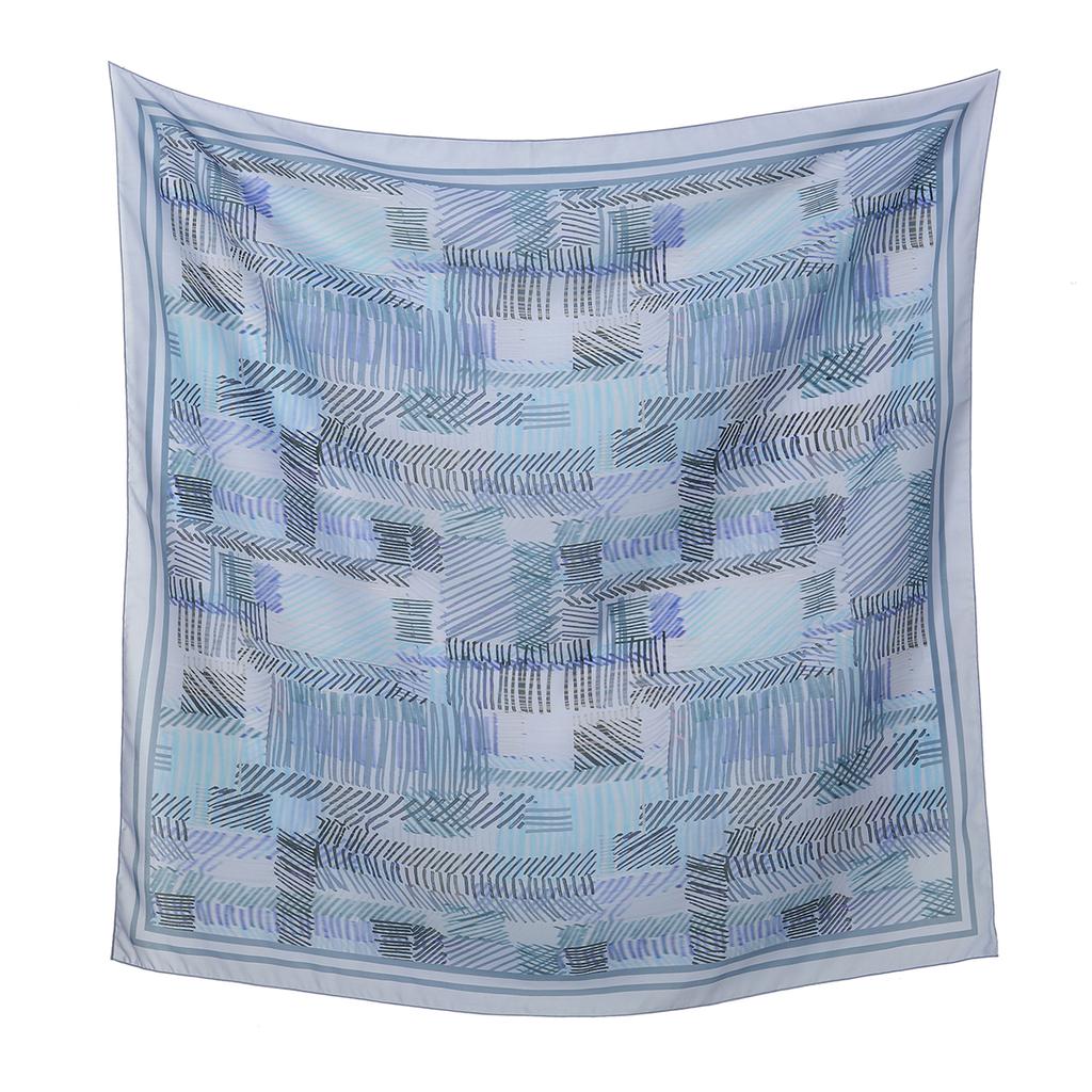 Neuer floral bedruckter 110 Quadratischer Schal Damen Muslimische Hijabs Schal Halstuch Halstuch Schals Kopftuch Bandanas Stirnband Stirnbänder