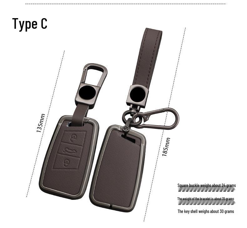 Compatible Car Key Cases & Buckles for Volkswagen: Lavida, T-Roc, Lamando, Tayron, Sagitar, Tiguan, Polo, Tharu