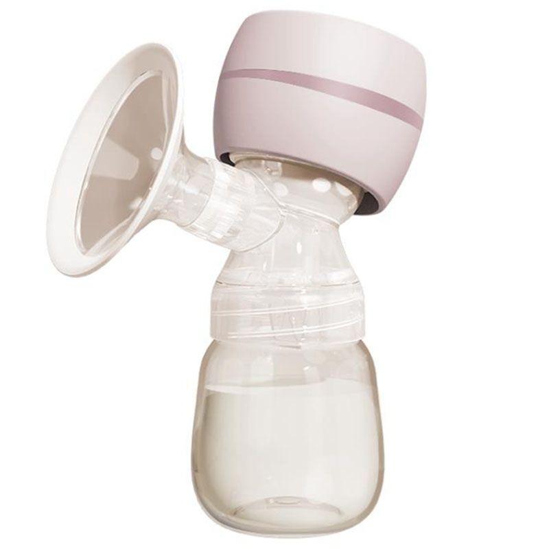Электрический молокоотсос Односторонний и двусторонний молокоотсос Ручной силиконовый молокоотсос Аксессуары для кормления грудью розовый