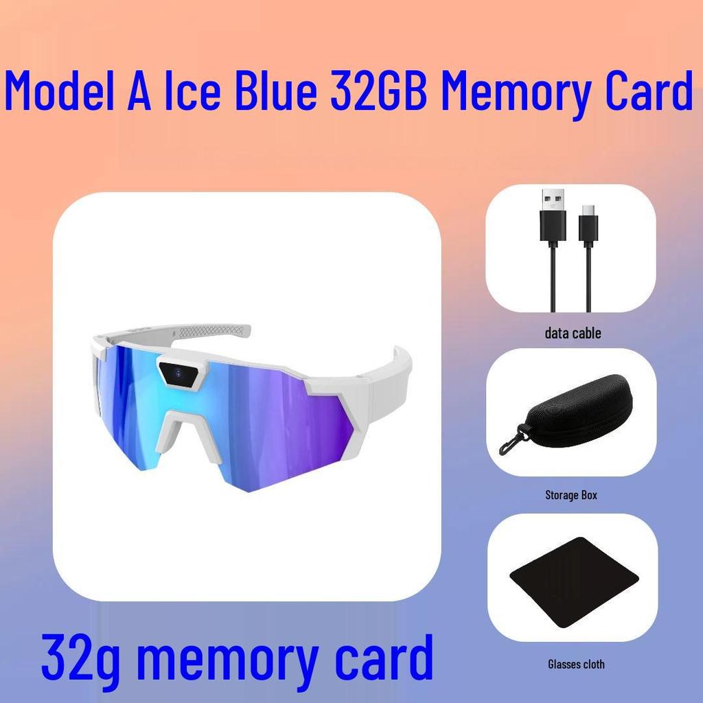 Cycling Smart Glasses with Built-In Camera for Outdoor Photo and Video Recording