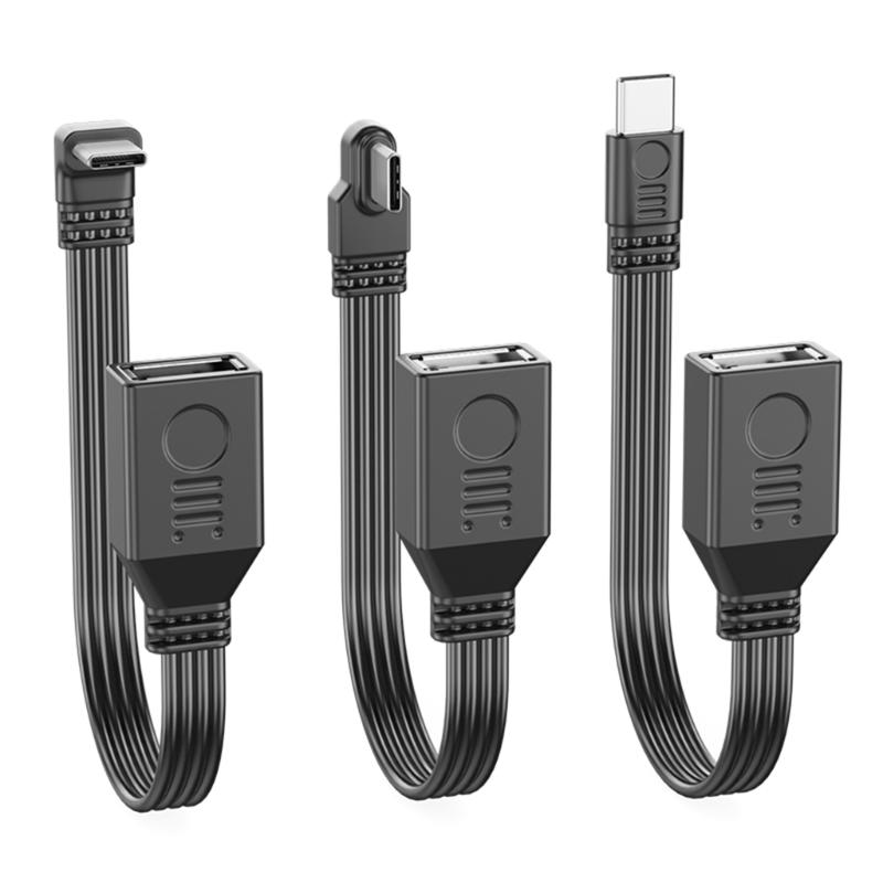USB C to USB 2.0 Adapter USB Adapter OTG Cable Connector USB C Male to USB Female OTG Cable for Laptop Computer Tablet