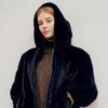 La Belle Shinyoung Fur Faux Mink Hooded Jacket Lb105jk 1