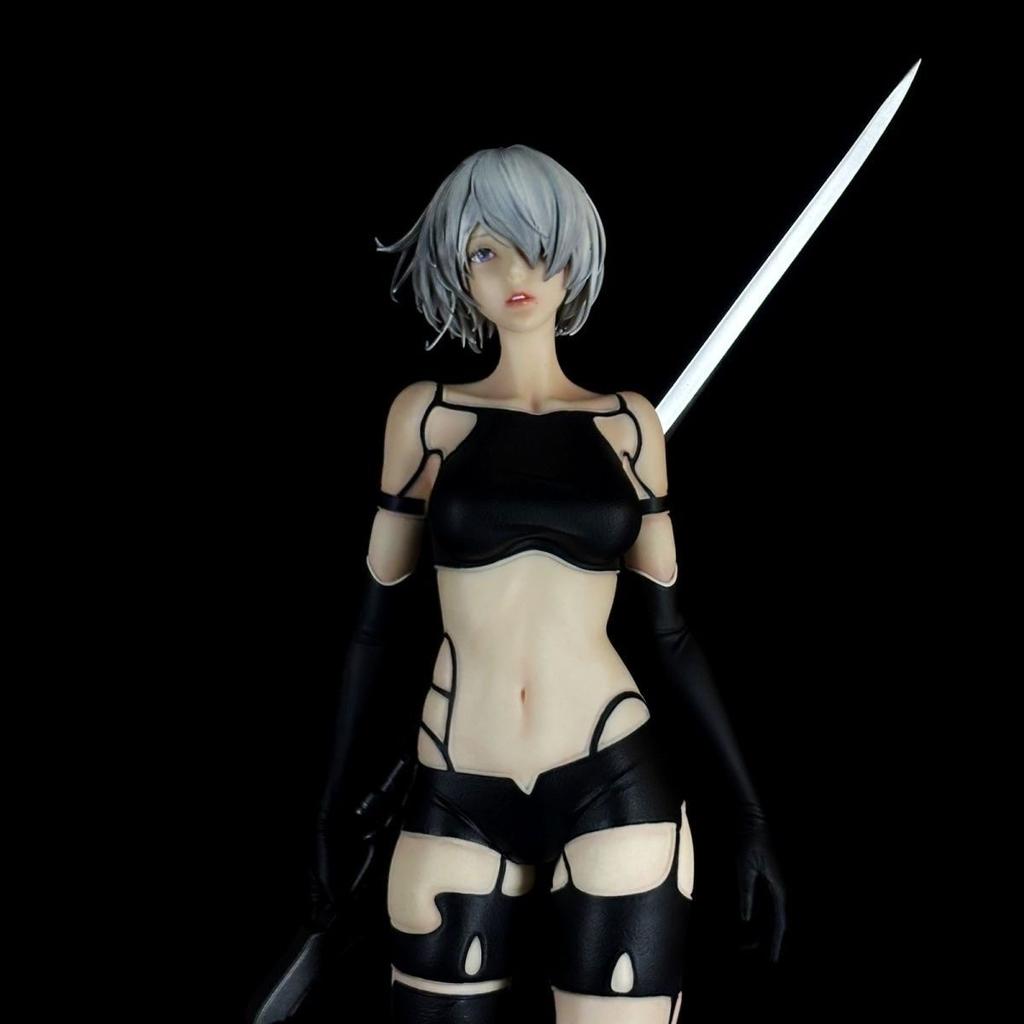 In Stock Nier: Automata  A2 Battle Damage Edition 1/4 50cm Statue Figure Boutique Statue Desktop Ornaments Decoration