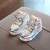 Kids Sneakers Girls Flash Light-up Board Shoes Spring And Autumn Children's Luminous Shoes Children's Glowing Light Sneakers
