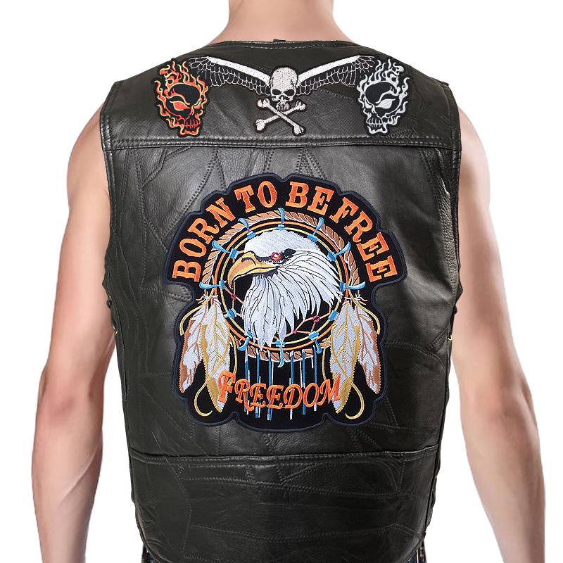 

Trendy Men s And Denim Horse Oversized Embroidered Vest With Sleeveless Personalized Casual Camisole Braiding the thread Braiding the thread 04-1 XXXXL