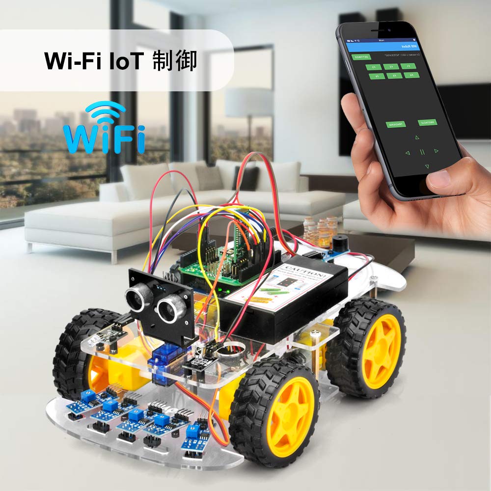 OSOYOO Open Source Robot Car Electronics Starter Kit with Arduino Ultrasonic Obstacle and Android App Educational Robot Tutorial, Measurement,