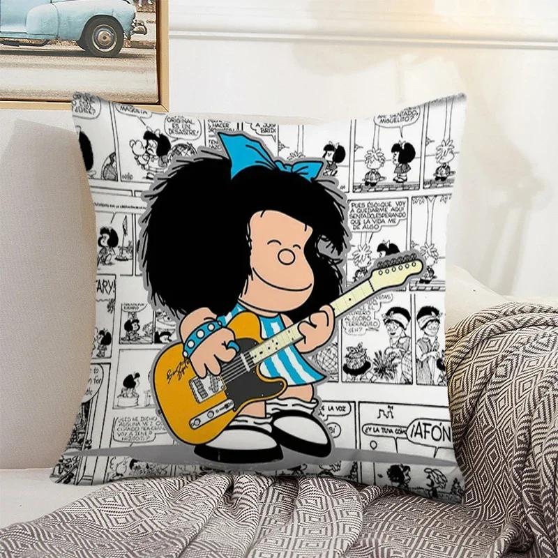 Sofa Cushions Mafaldas Sleeping Pillows Throw Pillow Covers Decorative Cushion Cover 45x45cm Pillowcase Fall Decor 45x45 Body