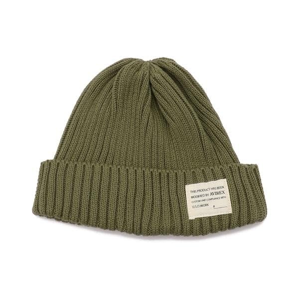 

Avirex Cotton Watch F Men s Cap, 310, Olive, 783-1274007