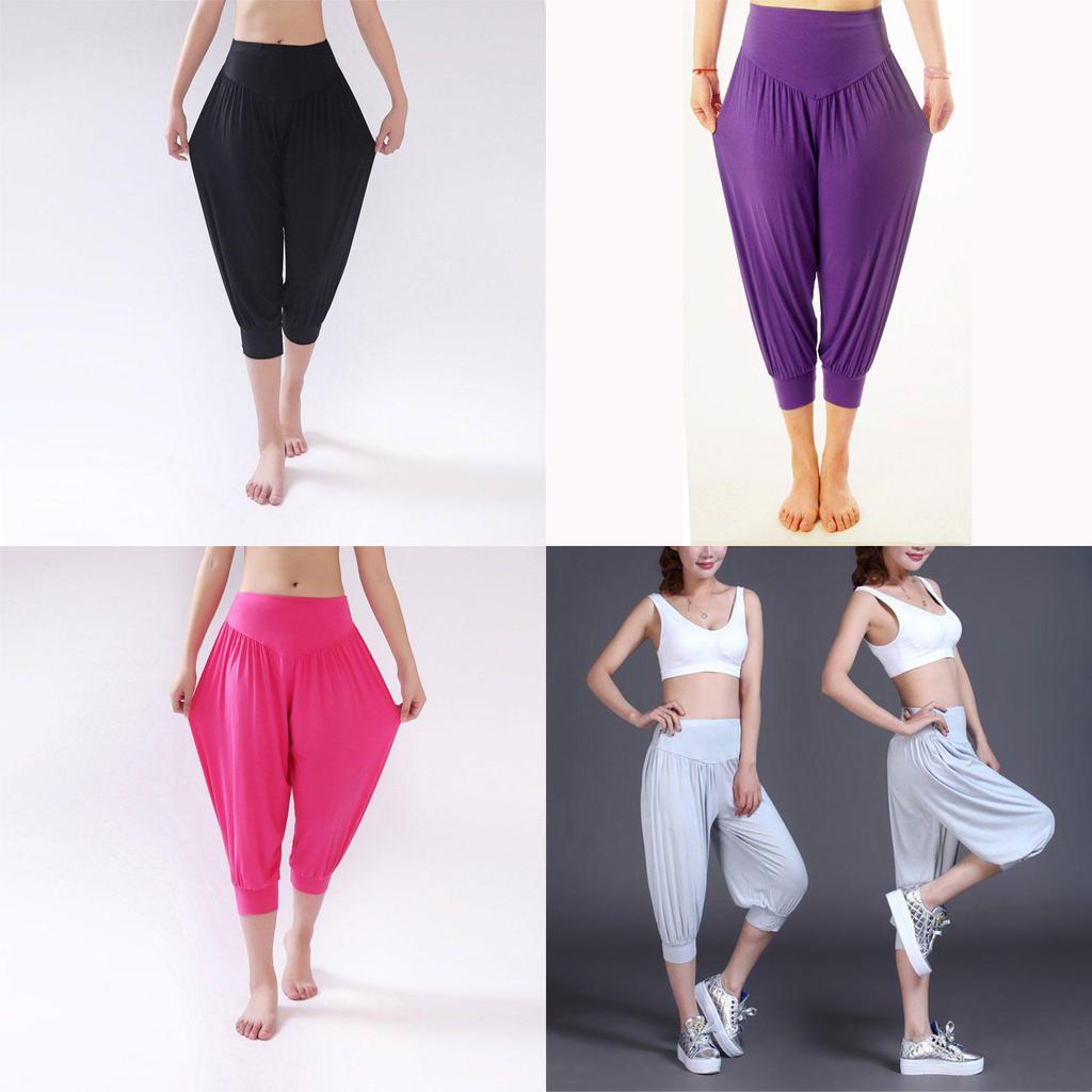 Pantaloni Larghi da Donna Primavera con Tessuto Elasticizzato Monocolore e Vestibilità Comoda