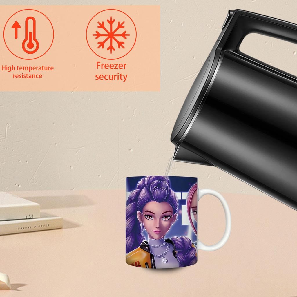 Adorable Anime - Themed Ceramic Mugs Collection –  Cartoon Designs, Perfect Gift For Kids, Great For Daily Beverages & Anime Enthusiasts’ Collection