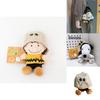 Snoopy Charlie Plush Keychain With Face Covering