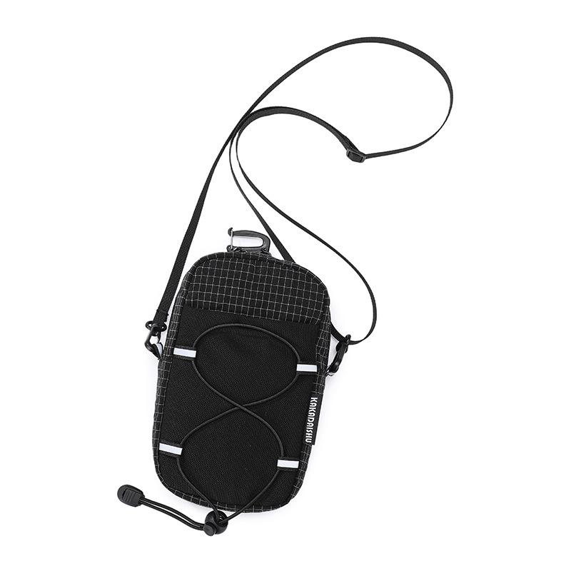 Geantă de telefon mobil cu curea de umăr pentru exterior, geantă suspendată, geantă de expansiune pentru drumeții, geantă de depozitare pentru sticlă de apă, accesoriu pentru rucsac ultra-ușor impermeabil