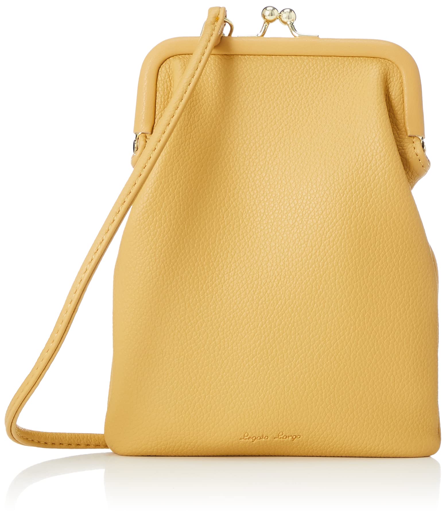 Smartphone Shoulder Mini Shoulder Clasp Lineare Free Size [Legato Largo] Bag, Bag, Closure, 2-Way, LH-F2064, Women s, Yellow,