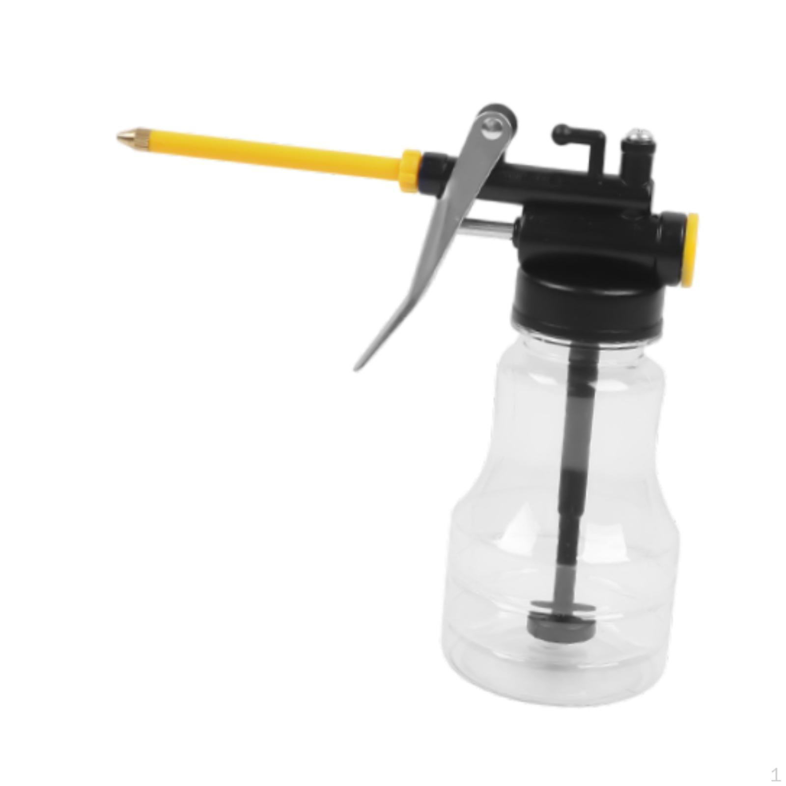 

Ручной насос масленка может инструмент для смазки шестерен прямой носик масляный спрей высокого давления для авто 250ml_Clear PP Can