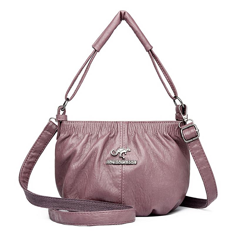 Women's Handbag Mother Bag Large Capacity Crossbody Shoulder Bag Soft Leather Mobile Phone Bag