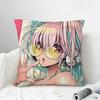 Game Super Sonico Cushion Cover Natural Linen Pillowcase Set AllinOne Decor for Sofa Bedroom  Chair