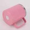 12oz Stainless Steel Vacuum Insulated Tumbler with Transparent Lid and Handle
