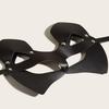 Máscara de Olhos BDSM com Rebite e Design Vazado Tira Ajustável Máscara Erótica para Roleplay Acessório Sexy de Mascarada para Roleplay para a Intimidade de Casais