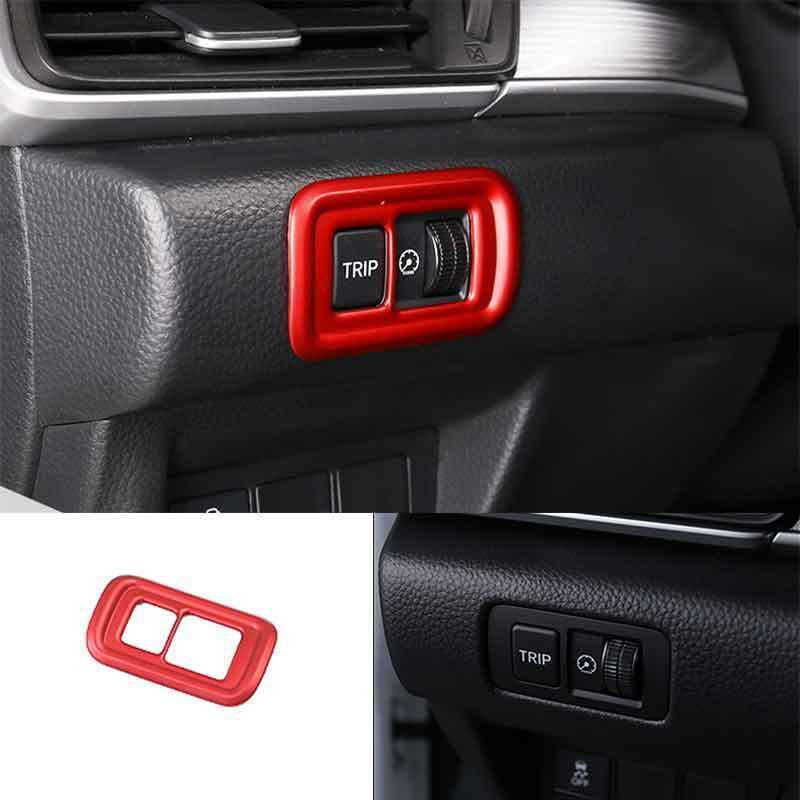 For 2018- Honda Accord 10th ABS Red Function Control Button Frame Trim 1PCS