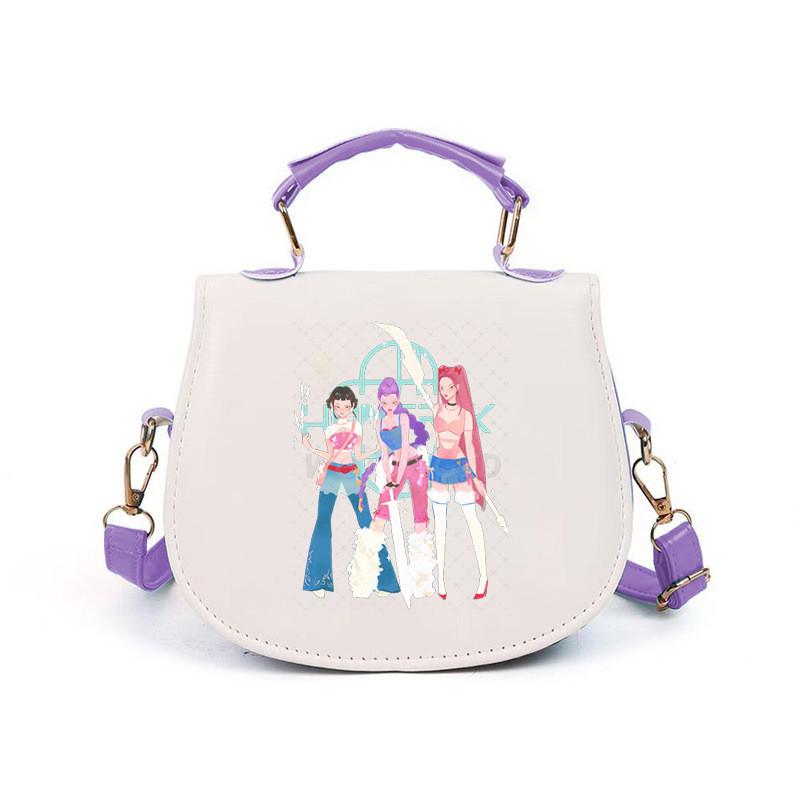 Mädchen Kpop Jäger Derpy Rumi Zoey Mira Bedruckte Schultaschen Kinder Freizeit Schultertaschen Crossbody Bags
