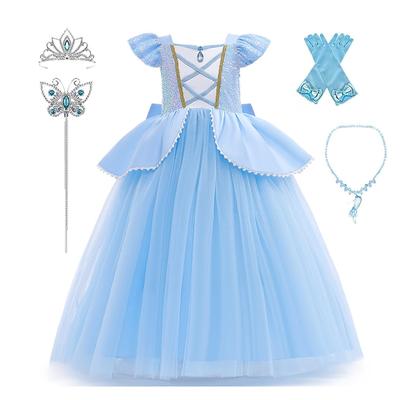 Robe de Cosplay Style Cendrillon Agture pour Enfants, Robe de Princesse, Costume d'Halloween pour Filles, Cadeau d'Anniversaire, Fête, Shichi-Go-San, Séance Photo, Noël