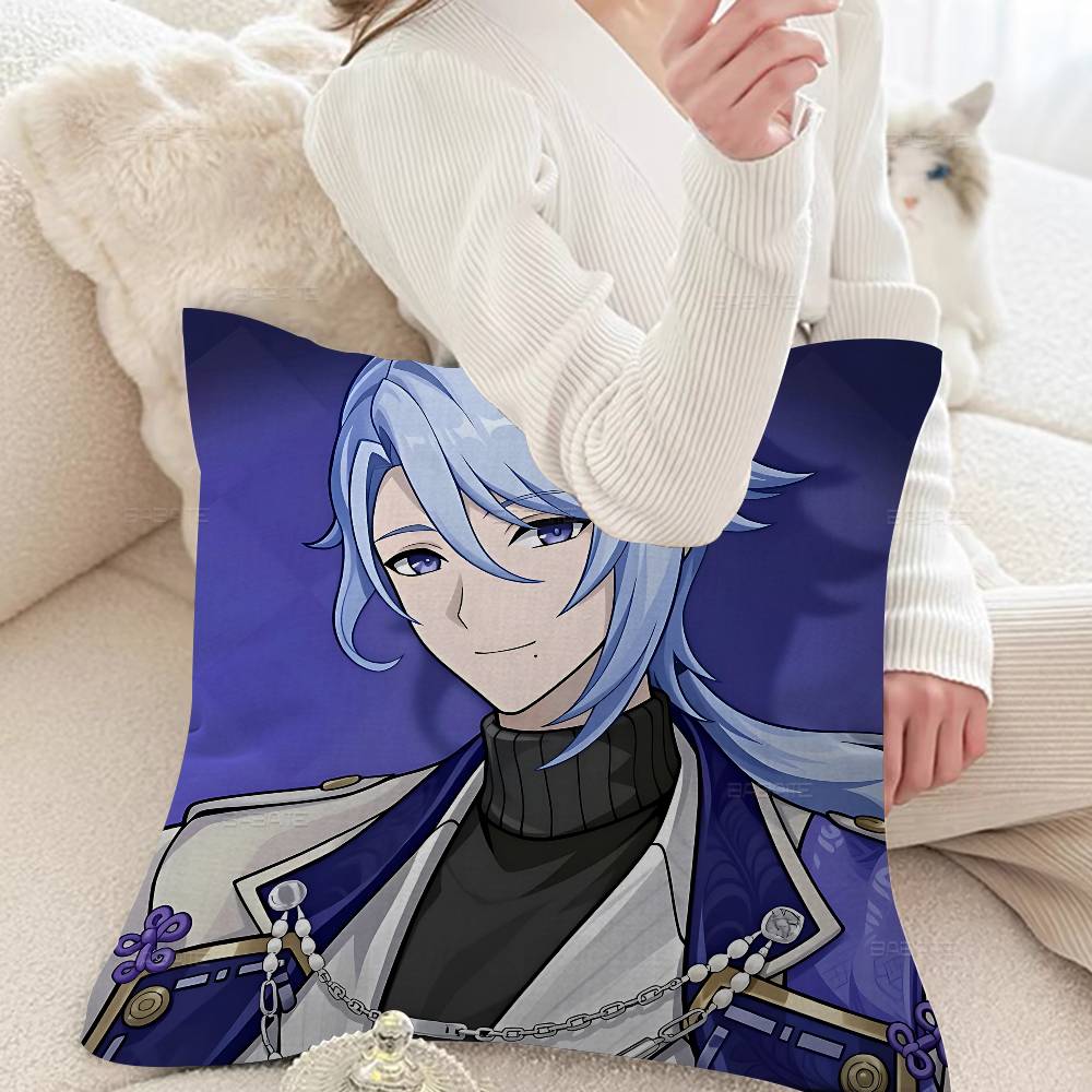 Genshin Impact Game Pillow Cover Sofa Cushion Cover Home Room Decoration Children Gift