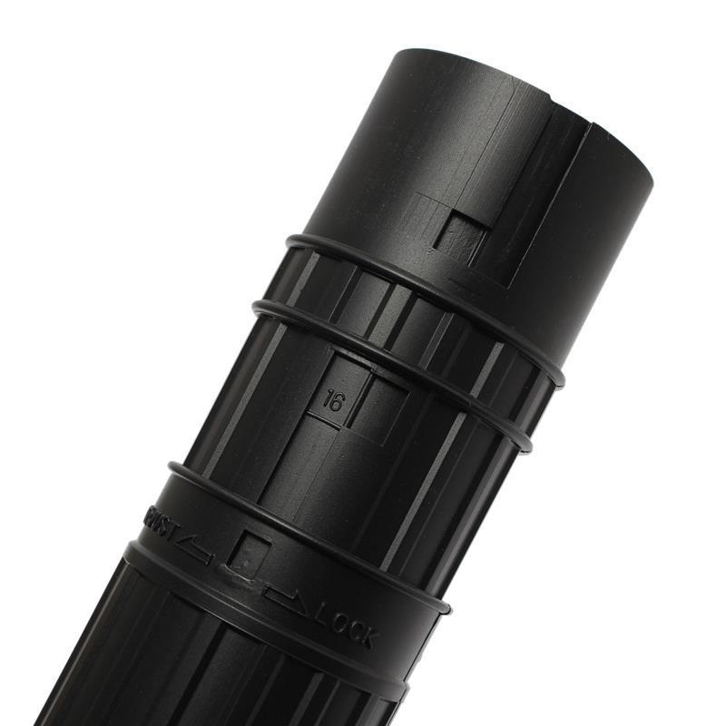 Portable Telescopic Archery Arrow Holder Plastic Quiver with Adjustable Back Strap for Hunting