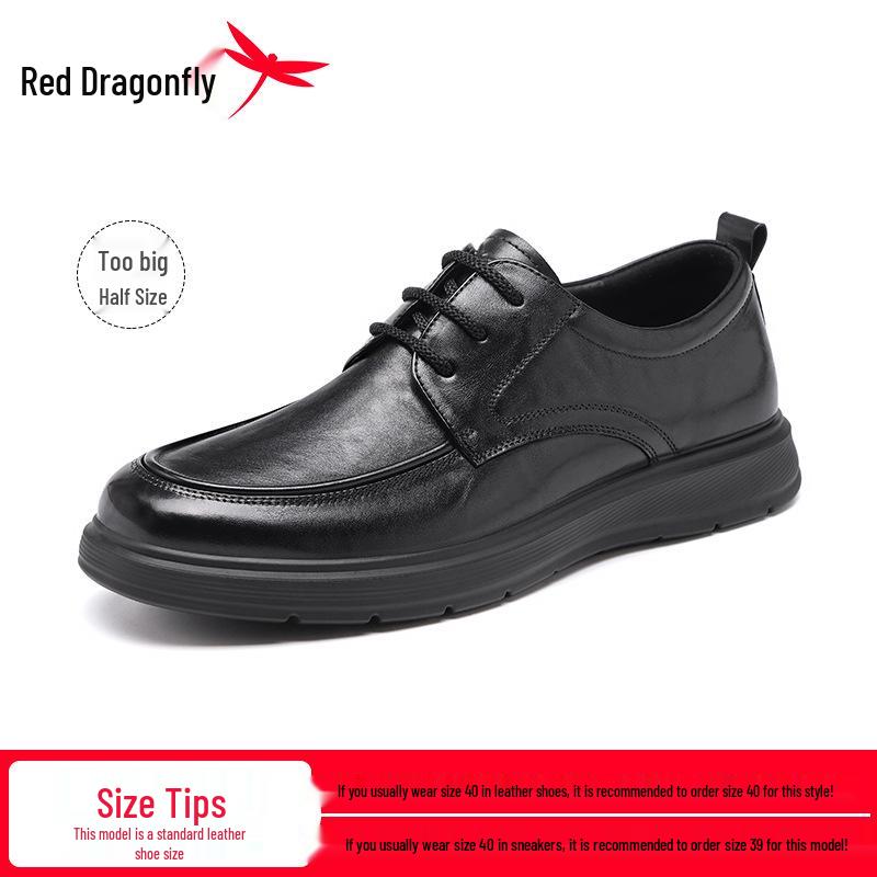 Red Dragonfly Men s Winter Casual Genuine Leather Shoes 43