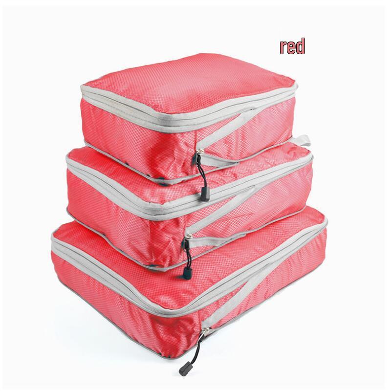 Popular Travel Storage Bag Set: 3-Piece Waterproof, Compressible Clothes Organizers