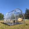 Bubble Tent - Transparent Igloo Tent - 2-3 Person Screen House for Patios - Large Oversize Weather Proof Pod - Cold Protection