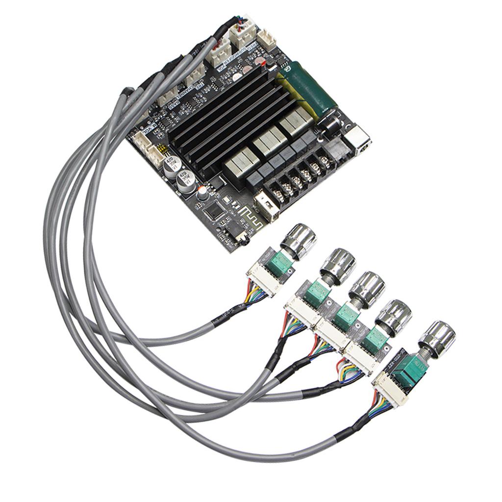 Sound Amplifier Board ZK ST21 100W 100W 200W 2.1 Channel Bluetooth Digital Sound Power Amplifier Module