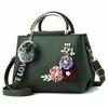 Women Flower Designer Bag Leather Messenger Handbag Totes MIT