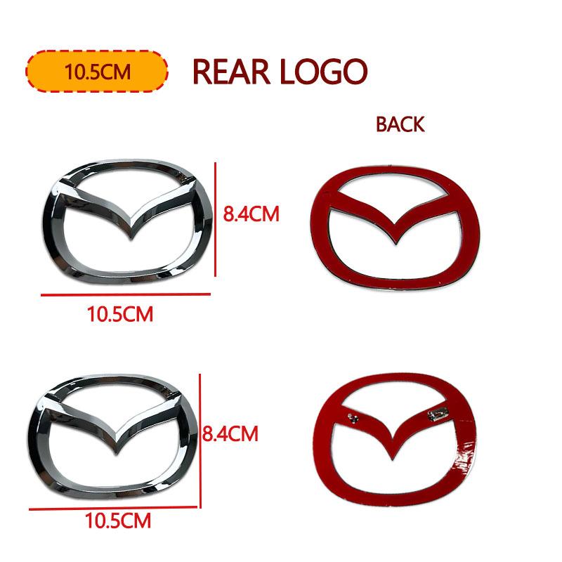 Emblema in Plastica per Mazda 3 5 6 CX-4 CX5 CX7 CX8 CX9 RX7 Auto Anteriore Baule Volante Distintivo Adesivo Sostituito Decorazione Posteriore