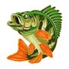 Custom Fishing Fish Car Stickers PVC Glue Sticker for Motorcycle Surfboard Laptop Vinyl Wrap Anime Cartoon Decor Car Accessories