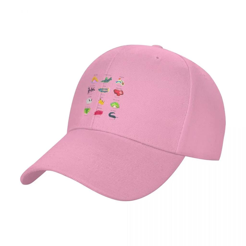Nudibranchs Of the World Watercolor Print Baseball Cap Mountaineering Dropshipping Funny Hats Mens Hats Womens