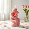 3D Mother and Baby Hug Silicone Mold Handmade Aromatherapy Candle Plaster Figurine Mold for Home Decor Craft